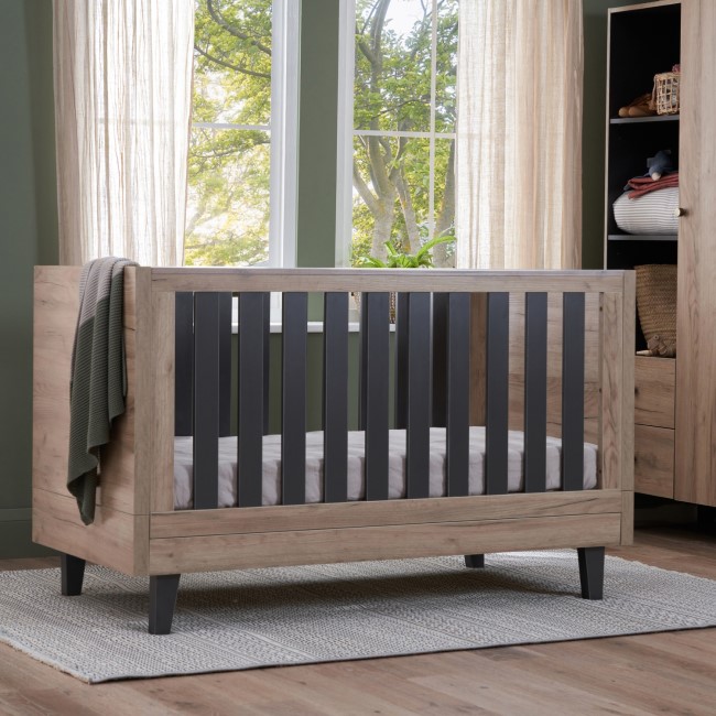 Tutti Bambini Como 3 Piece Room Set - Distressed Oak / Slate Grey