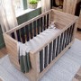 Tutti Bambini Como 3 Piece Room Set - Distressed Oak / Slate Grey