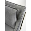 London Brushed Velvet Grey Armchair