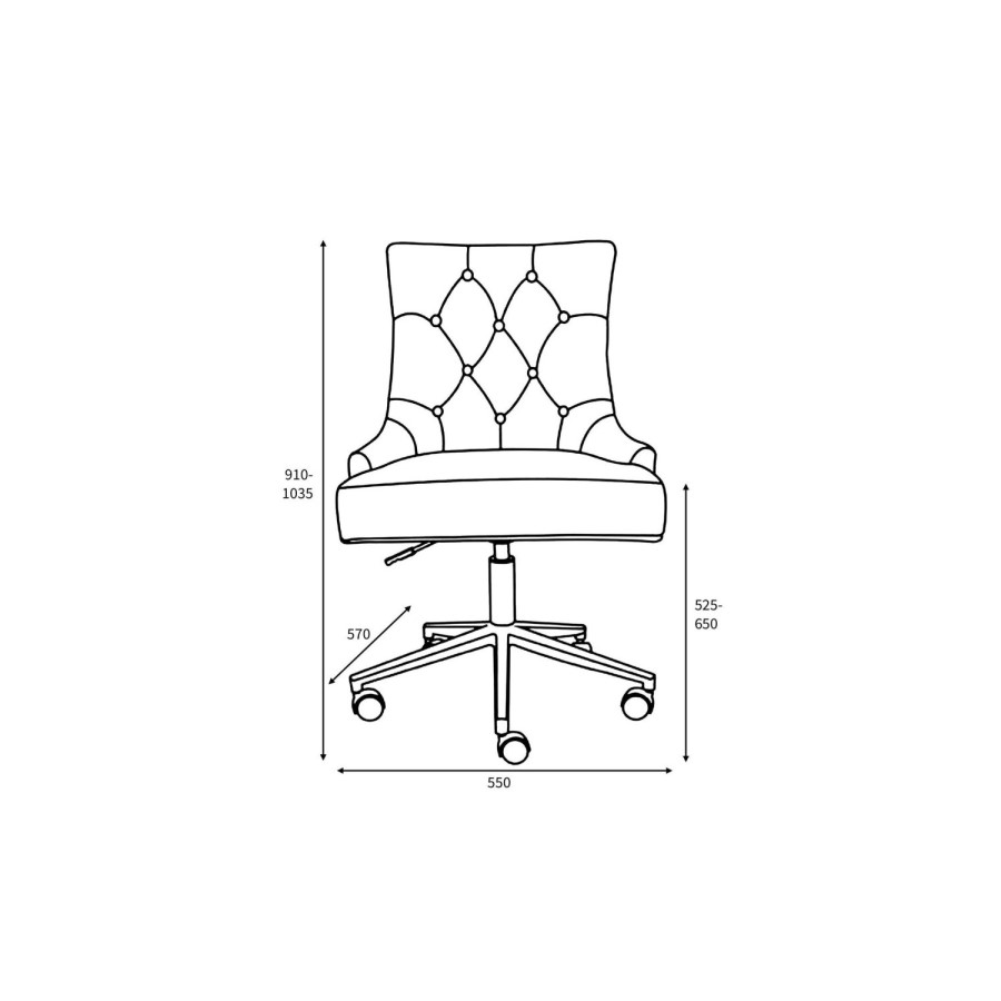 GRADE A2 - Silver Grey Velvet Luxury Office Chair with Silver Studs