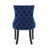 Winslow Single Brushed Velvet Ocean Blue Dressing Table Chair