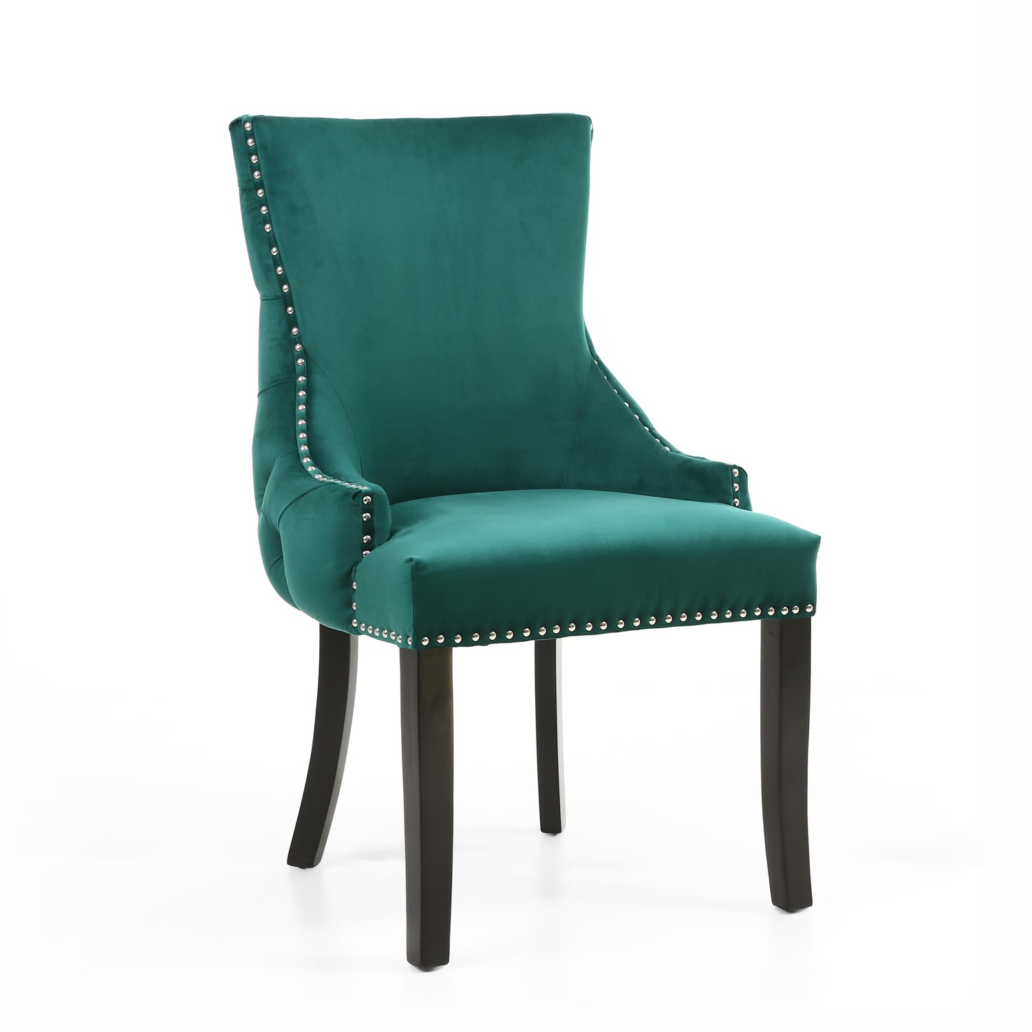 Photo of Winslow brushed velvet green dressing table chair
