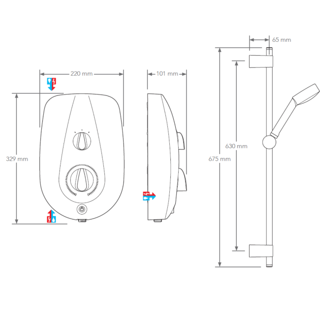 Mira Vie 8.5kW Electric Shower