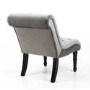 Riviera Brushed Velvet Grey Accent Chair
