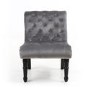 Riviera Brushed Velvet Grey Accent Chair