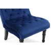 Riviera Brushed Velvet Ocean Blue Accent Chair