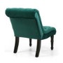 Riviera Brushed Velvet Green Accent Chair