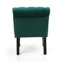 Riviera Brushed Velvet Green Accent Chair