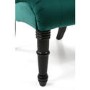 Riviera Brushed Velvet Green Accent Chair