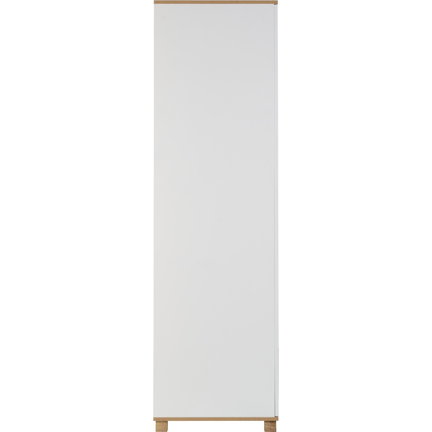 Seconique Portsmouth 2 Door Wardrobe in White and Oak - Furniture123