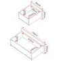 Seconique Charles 3+2 Drawer Chest of Drawers in White