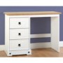 GRADE A1 - Seconique Corona White 3 Drawer Dressing Table