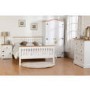 GRADE A1 - Seconique Corona White 3 Drawer Dressing Table