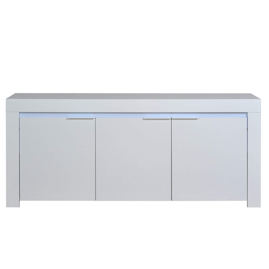 Sciae Galaxy Sideboard in White High Gloss with RGB Lighting