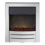 GRADE A1 - Adam Colorado Electric Fire in Chrome with a LED Flame Effect