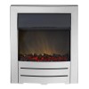 GRADE A1 - Adam Colorado Electric Fire in Chrome with a LED Flame Effect