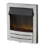 GRADE A1 - Adam Colorado Electric Fire in Chrome with a LED Flame Effect