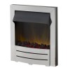 GRADE A1 - Adam Colorado Electric Fire in Chrome with a LED Flame Effect