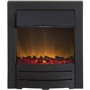 GRADE A1 - Adam Colorado Electric Inset Fire in Matt Black 