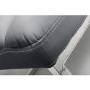 Darwin Faux Leather Grey Modern Accent Chair