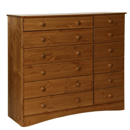 Furniture To Go Scandi 6+6 Drawer Chest In Pine