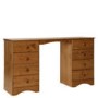 Furniture To Go Scandi Double Pedestal Dressing Table In Pine