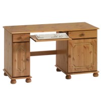 Steens Kensington Double Pedestal Desk In Pine