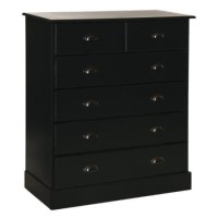 Furniture To Go Terra 4+2 Drawer Chest in Dark Stained Pine