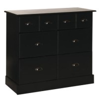 Furniture To Go Terra 4+2 Deep Drawer in Dark Stained Pine