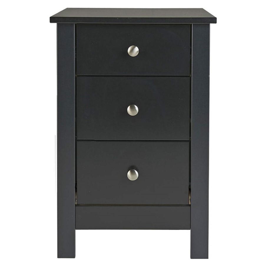 Furniture To Go Florence Bedside Table in Black