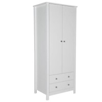 Furniture To Go Florence Double Wardrobe in White