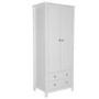 Furniture To Go Florence Double Wardrobe in White