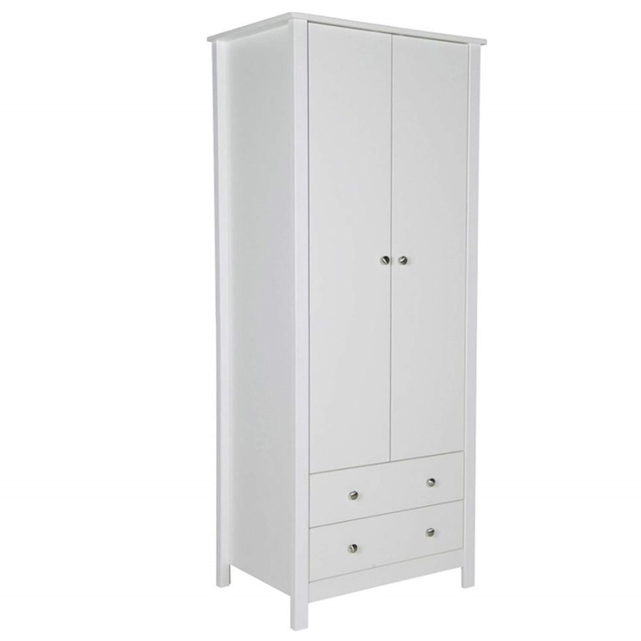 Furniture To Go Florence Double Wardrobe in White