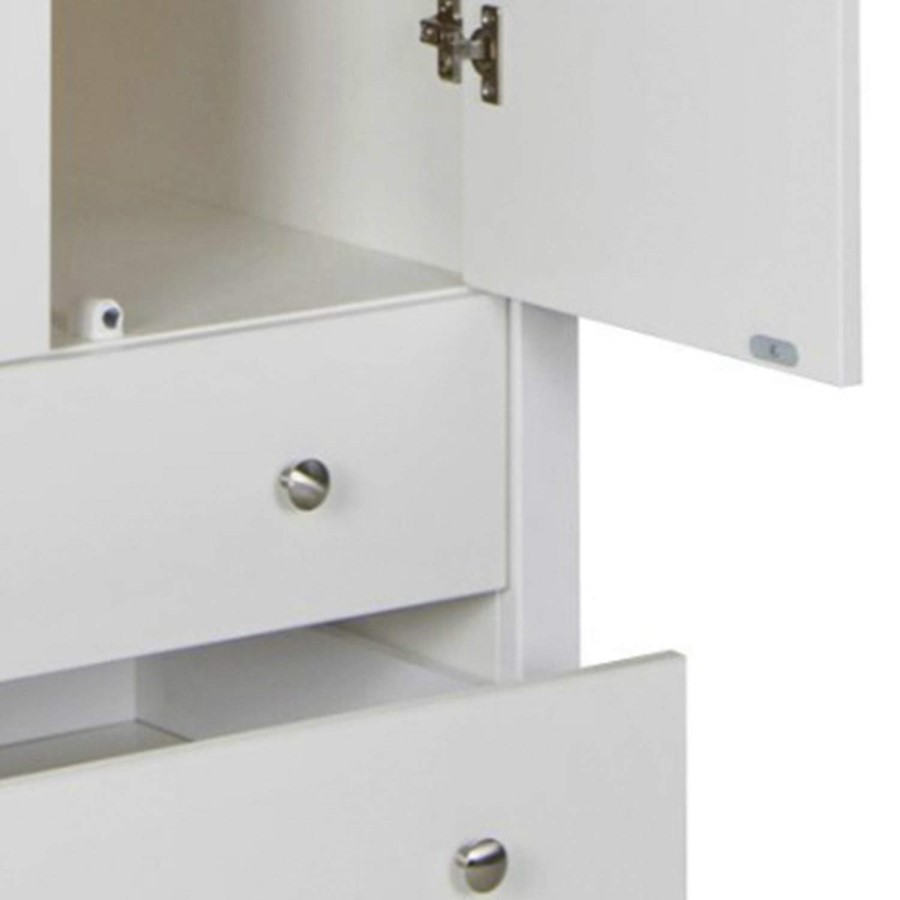 Furniture To Go Florence Double Wardrobe in White