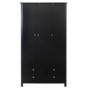 Furniture To Go Florence Triple Wardrobe in Black