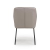 Shankar Celeste Pair of Dining Chairs in Chenille &amp; Leather Effect Beige