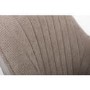 Shankar Celeste Pair of Dining Chairs in Chenille & Leather Effect Beige
