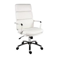 Teknik Office Deco Executive White Office Chair