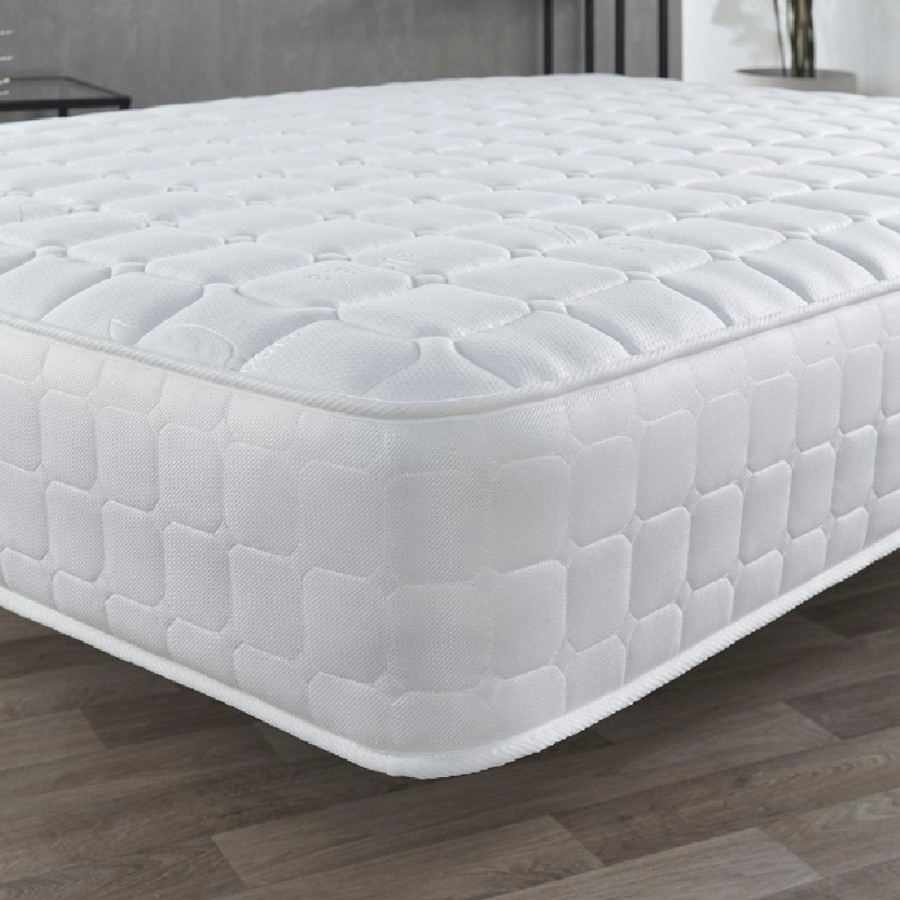 Aspire Furniture Aloe Vera Eco Memory Wool & Spring Premium Mattress - Single