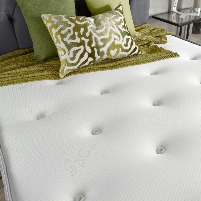 Aspire Furniture Air Conditioned Natural 1000 Pocket Spring Mattress -Single