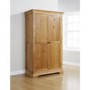 Mountrose Sandringham 2 Door Wardrobe In Natural Stain 