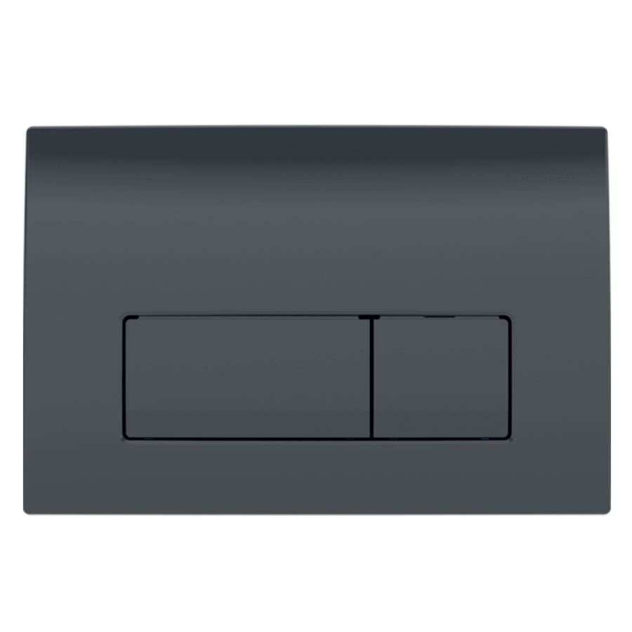 Geberit Delta50 Flush Plate - Matt Black