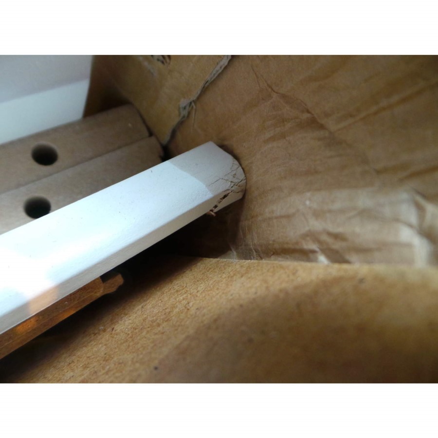 GRADE A2 - Copenhagen 3+2 Drawer Chest In White