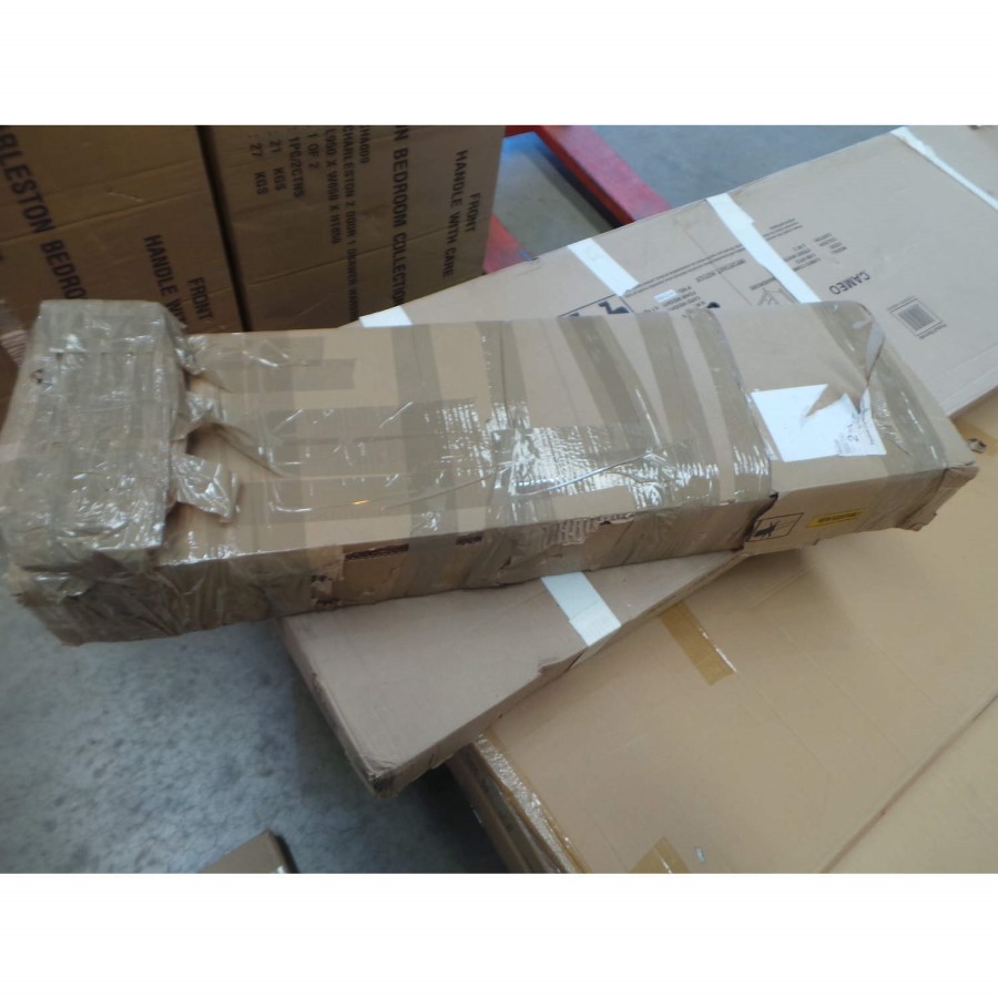 GRADE A2 - Seconique Monaco Single Bed Frame High Foot End in White