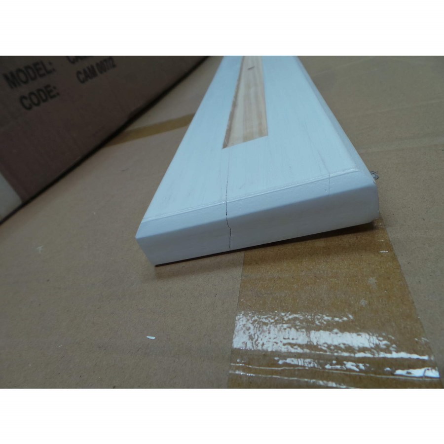 GRADE A2 - Seconique Monaco Single Bed Frame High Foot End in White