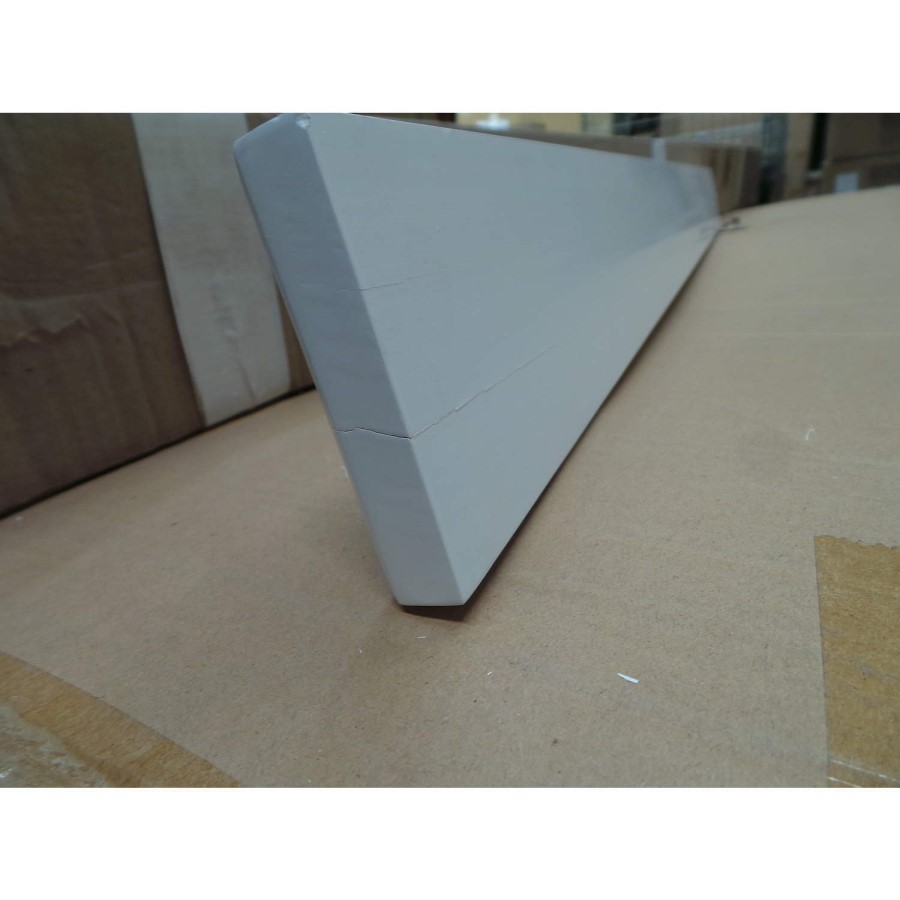 GRADE A2 - Seconique Monaco Single Bed Frame High Foot End in White