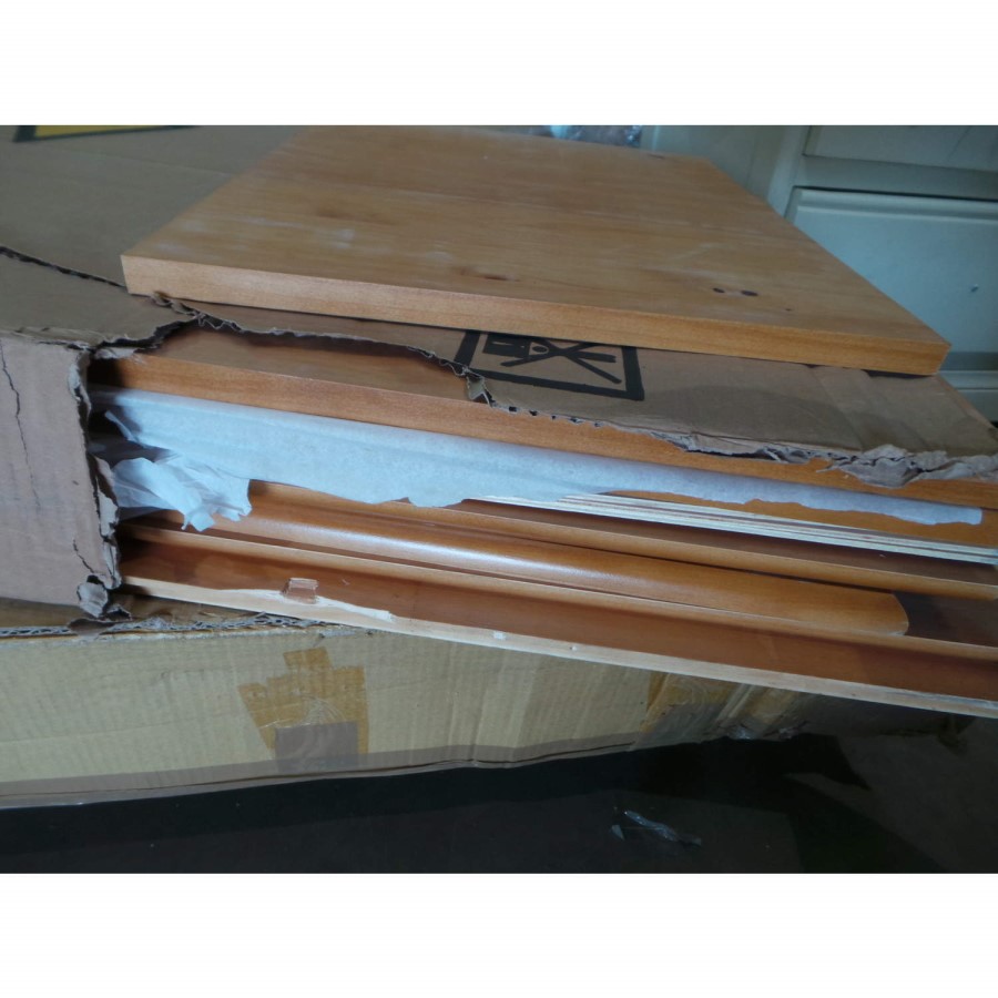 GRADE A2 - Seconique Sol Pine 3 Door Wardrobe