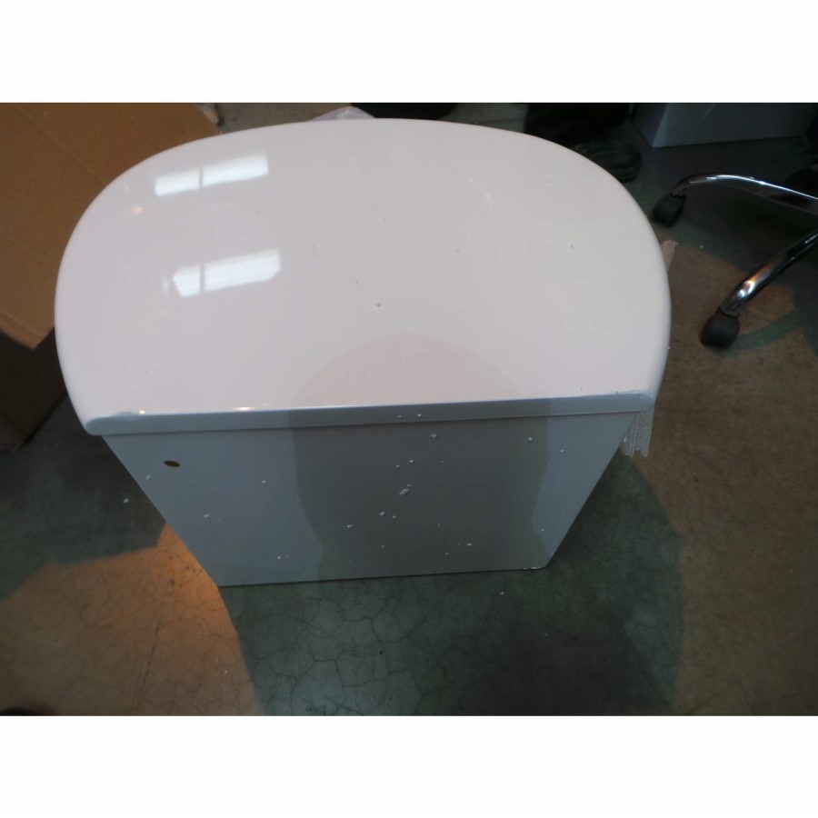 GRADE A3 - Birlea Furniture Aztec Nightstand in White High Gloss