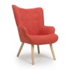 Shankar Corsair Accent Chair in Brick Orange