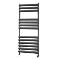 Dorney Anthracite Heated Towel Rail - 1200 x 500mm